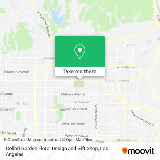 Colibri Garden Floral Design and Gift Shop map