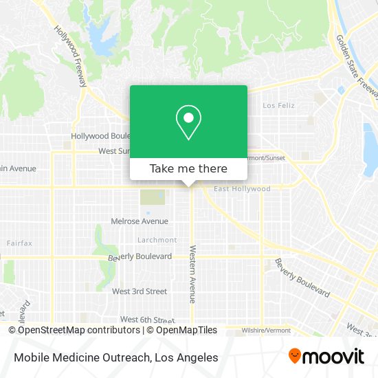 Mobile Medicine Outreach map