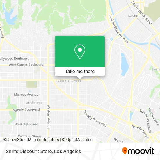 Shin's Discount Store map