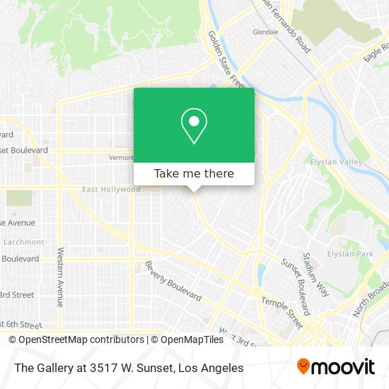 The Gallery at 3517 W. Sunset map