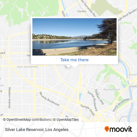 Mapa de Silver Lake Reservoir