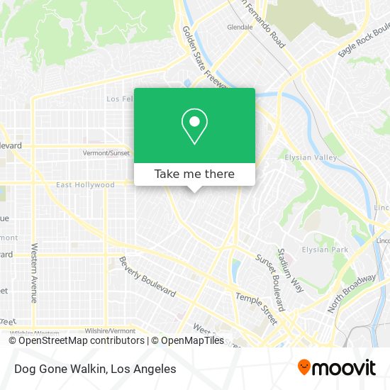 Dog Gone Walkin map