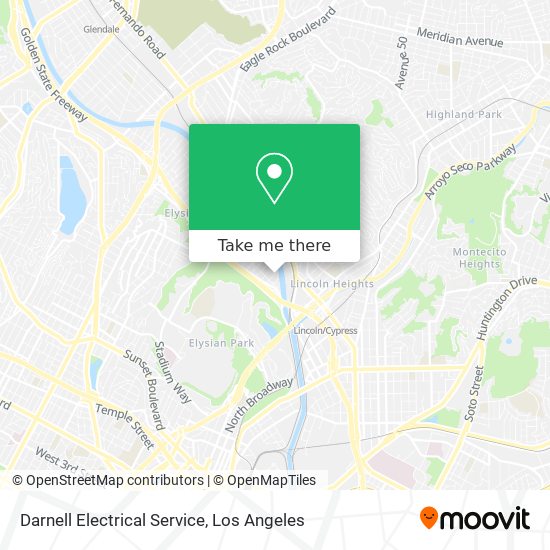 Darnell Electrical Service map