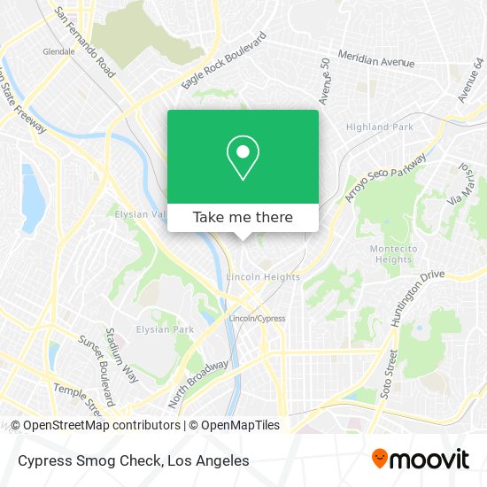 Mapa de Cypress Smog Check