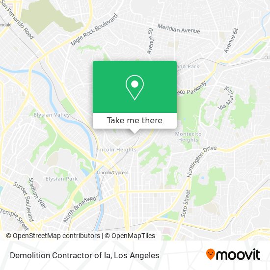 Mapa de Demolition Contractor of la