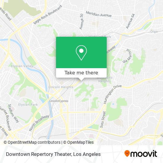 Downtown Repertory Theater map