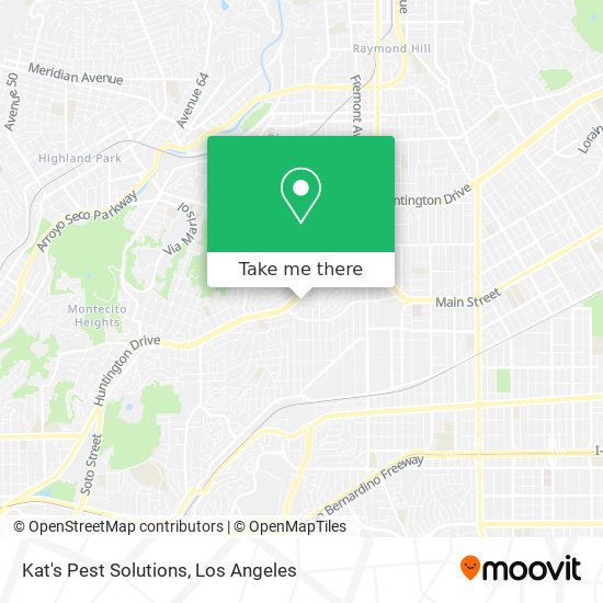 Kat's Pest Solutions map