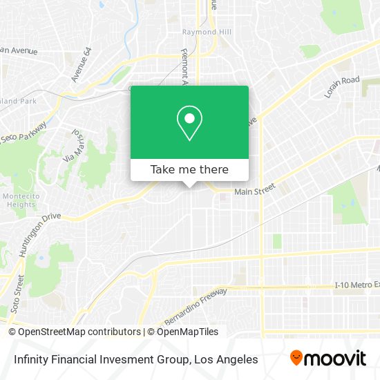 Mapa de Infinity Financial Invesment Group
