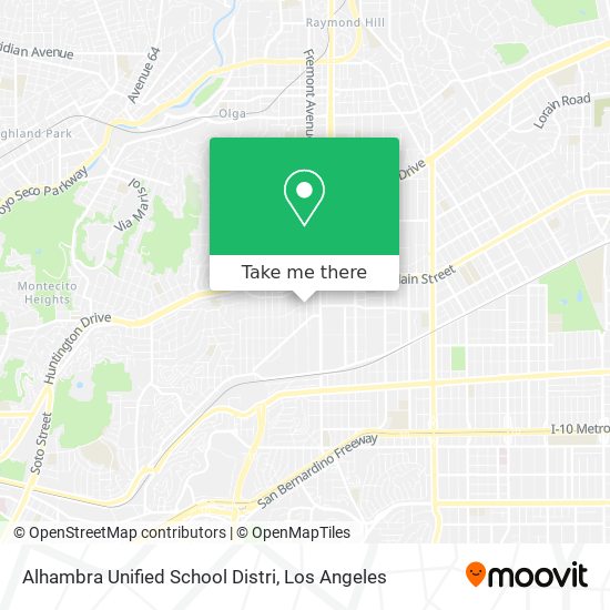 Alhambra Unified School Distri map