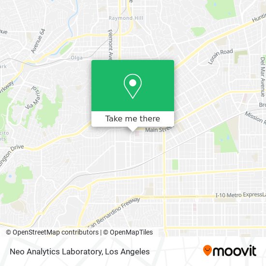 Neo Analytics Laboratory map