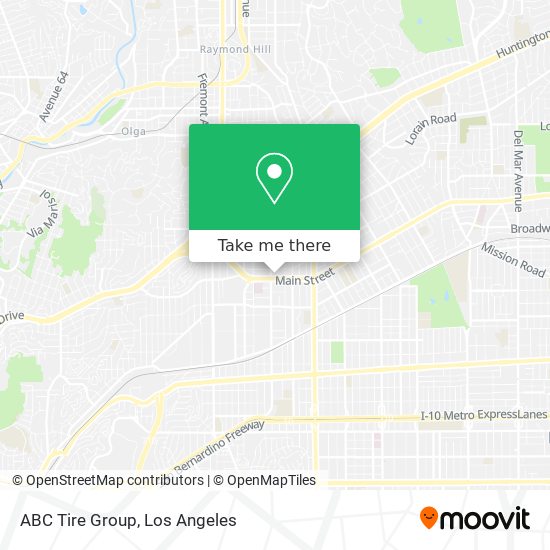 ABC Tire Group map