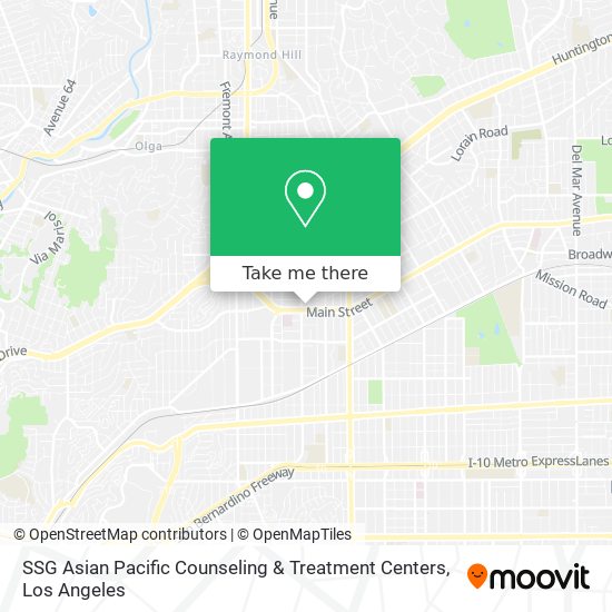 SSG Asian Pacific Counseling & Treatment Centers map