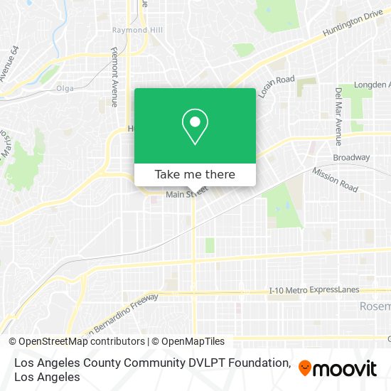 Los Angeles County Community DVLPT Foundation map