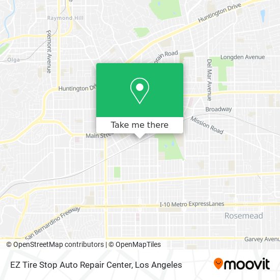 EZ Tire Stop Auto Repair Center map