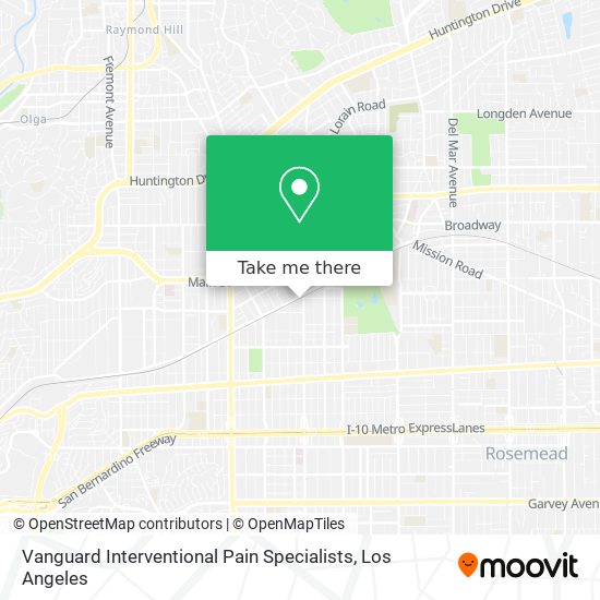Vanguard Interventional Pain Specialists map