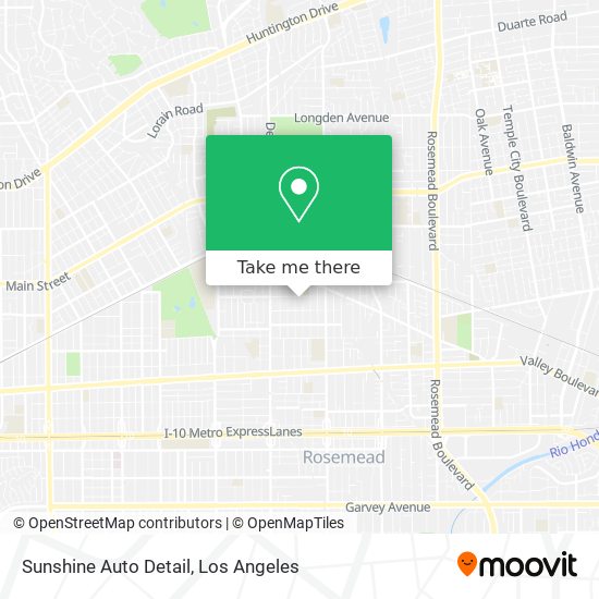 Sunshine Auto Detail map