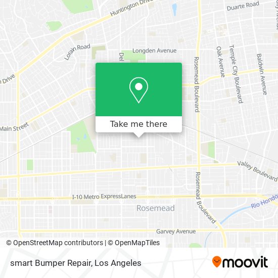 Mapa de smart Bumper Repair