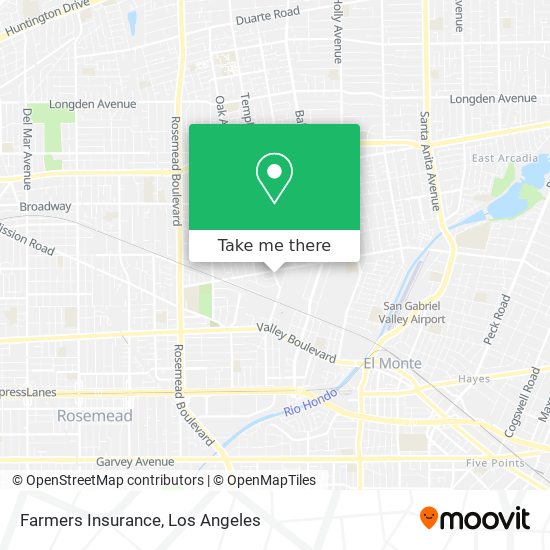 Farmers Insurance map