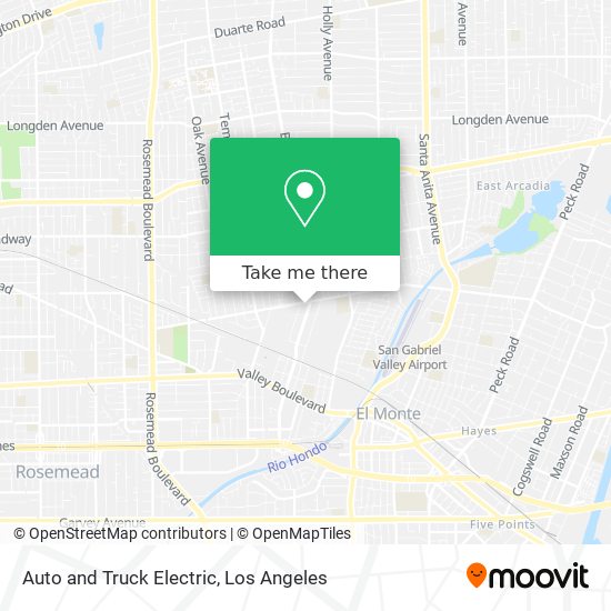 Mapa de Auto and Truck Electric