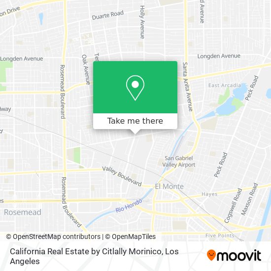 California Real Estate by Citlally Morinico map