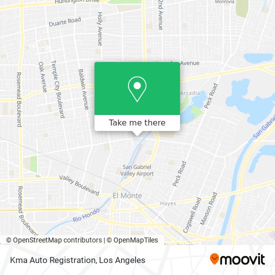 Kma Auto Registration map