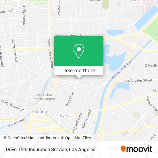 Mapa de Drive Thru Insurance Service