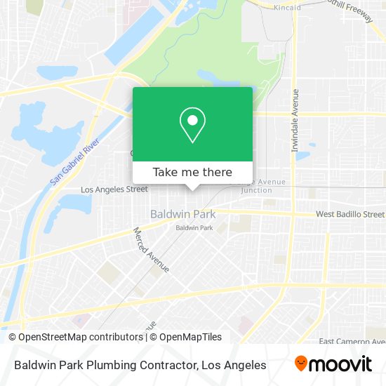 Baldwin Park Plumbing Contractor map