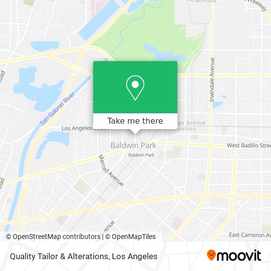 Quality Tailor & Alterations map