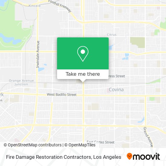 Mapa de Fire Damage Restoration Contractors