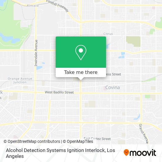 Alcohol Detection Systems Ignition Interlock map