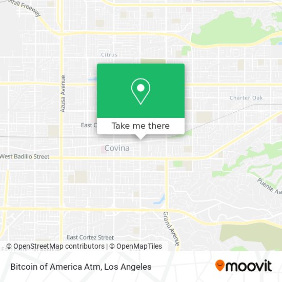 Bitcoin of America Atm map