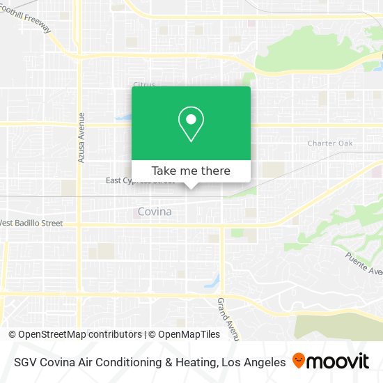 SGV Covina Air Conditioning & Heating map