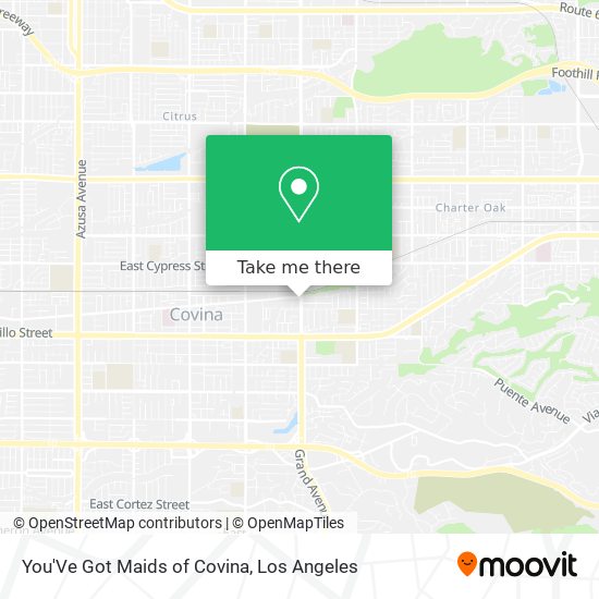 Mapa de You'Ve Got Maids of Covina