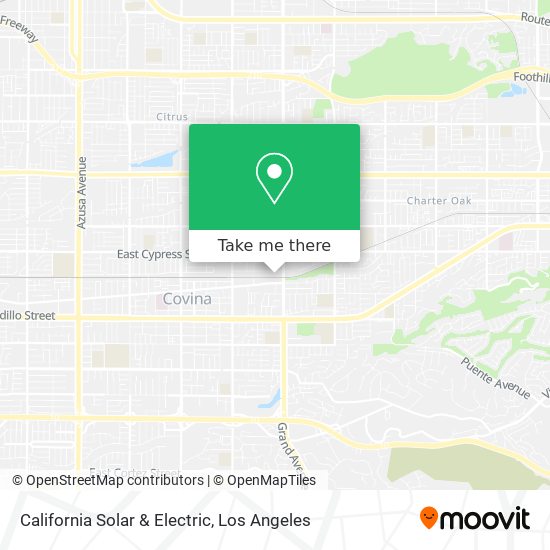 California Solar & Electric map