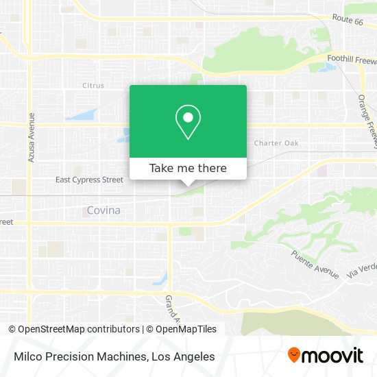 Milco Precision Machines map