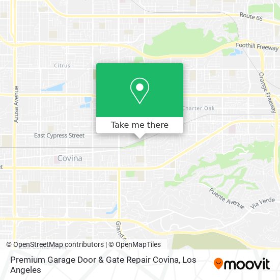 Mapa de Premium Garage Door & Gate Repair Covina