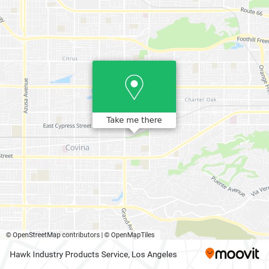 Hawk Industry Products Service map