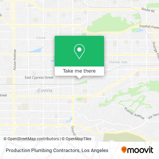 Production Plumbing Contractors map