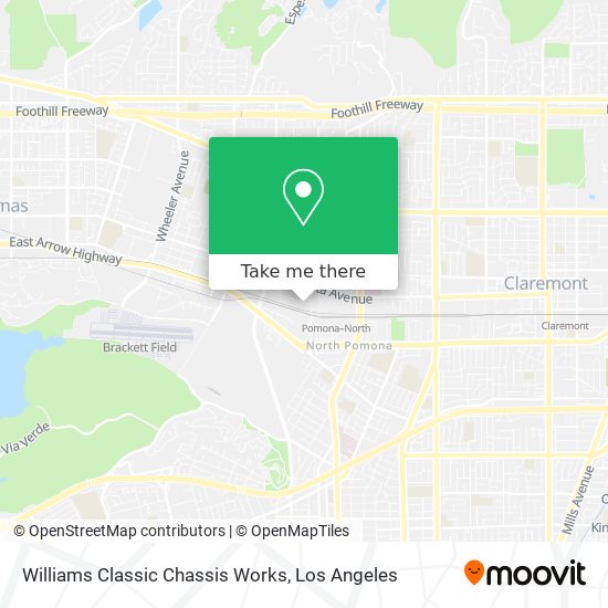 Williams Classic Chassis Works map