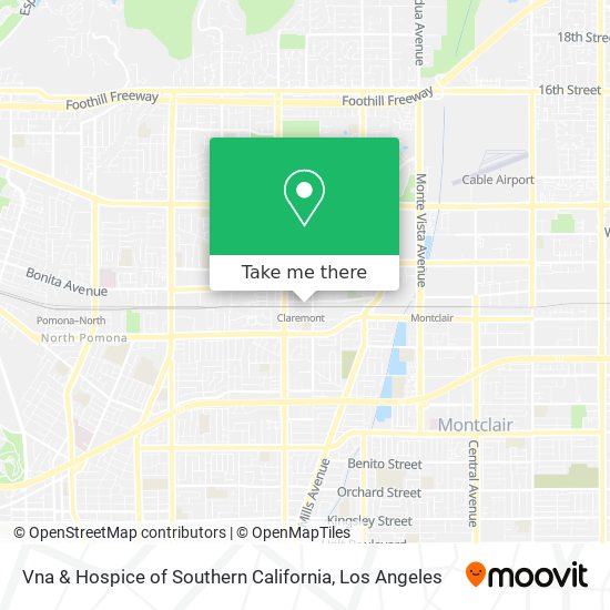 Vna & Hospice of Southern California map