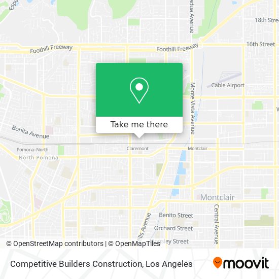 Mapa de Competitive Builders Construction