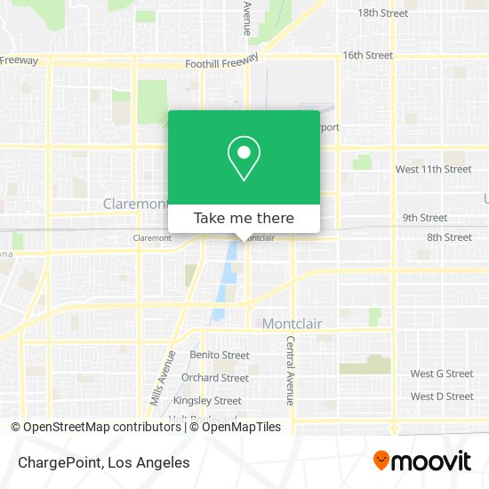 ChargePoint map