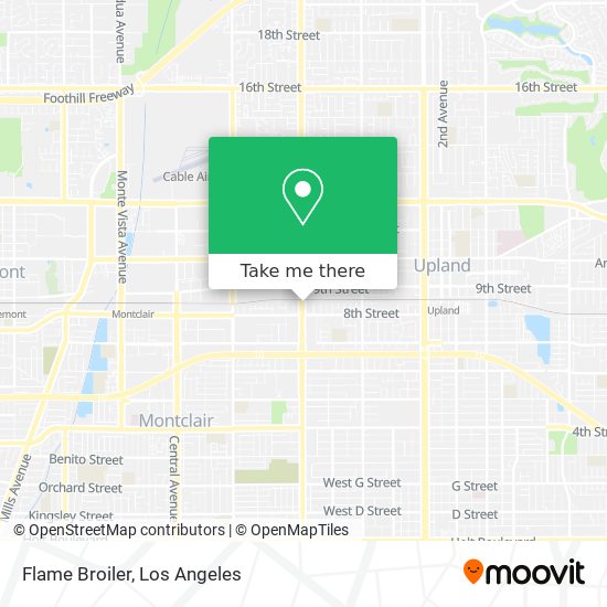 Flame Broiler map