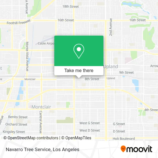 Navarro Tree Service map