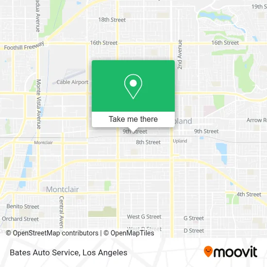 Bates Auto Service map