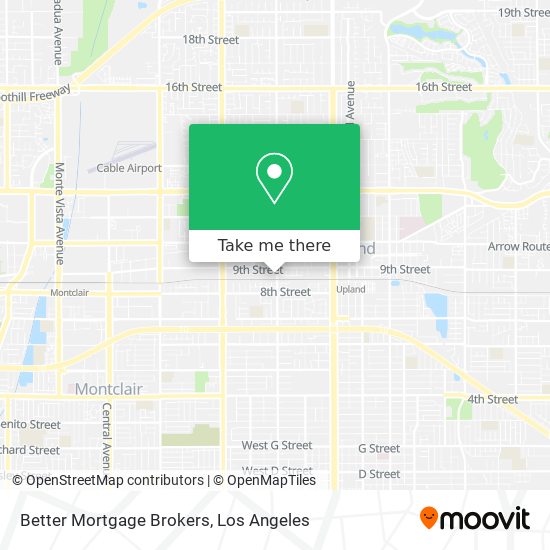 Mapa de Better Mortgage Brokers