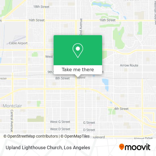 Upland Lighthouse Church map