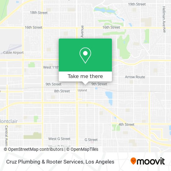 Cruz Plumbing & Rooter Services map