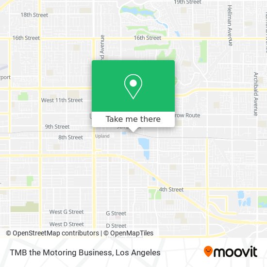 TMB the Motoring Business map