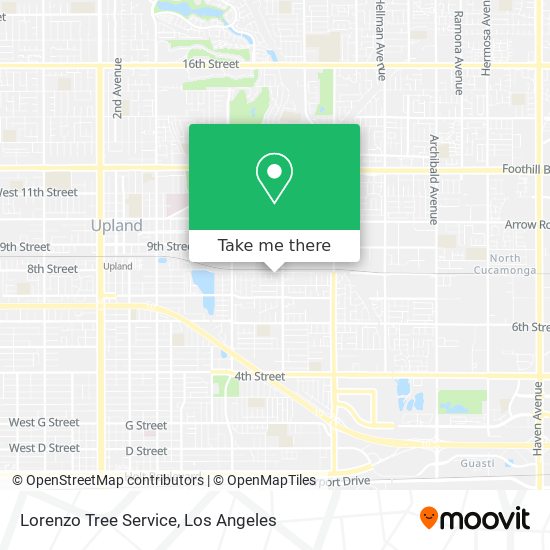 Lorenzo Tree Service map